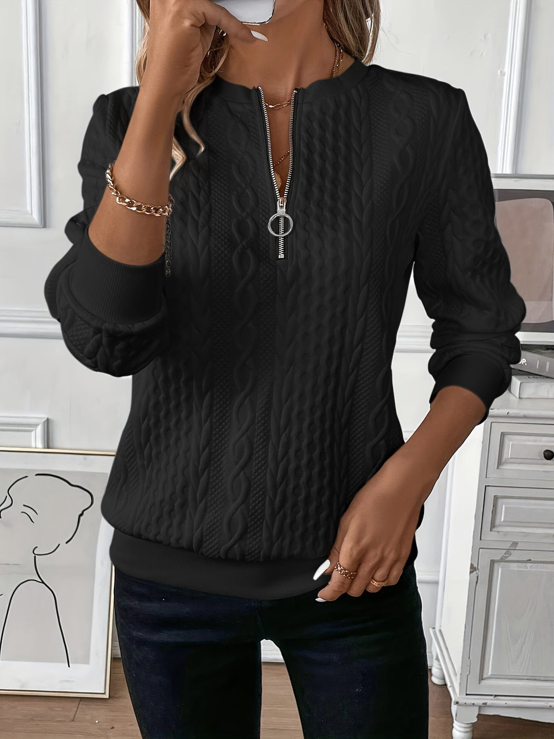 Ella Zip Knit (1+1 FREE)